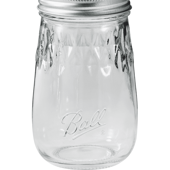 Ball Fluted Freezer Jar - Pack of 12  Residential Use, Standard Application