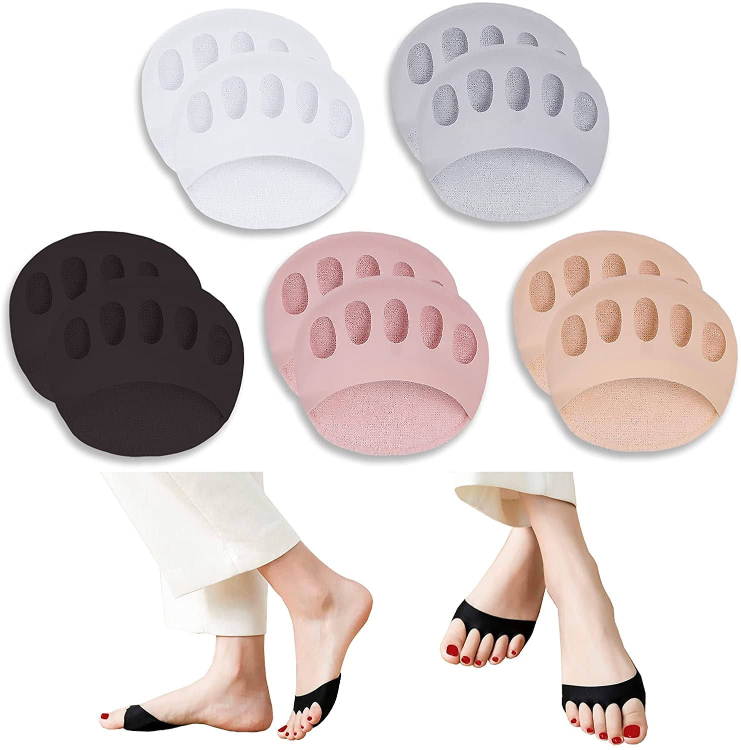 https://i5.walmartimages.com/seo/Ball-Foot-Cushions-5Pairs-Metatarsal-Pads-Invisible-Socks-Women-Men-Soft-Feet-Reusable-Runners-Prevent-Pain-Discomfort_953316f0-0f9a-488e-a603-4c9d20017c03.c7e077001fda897b3018392ab80aed09.jpeg