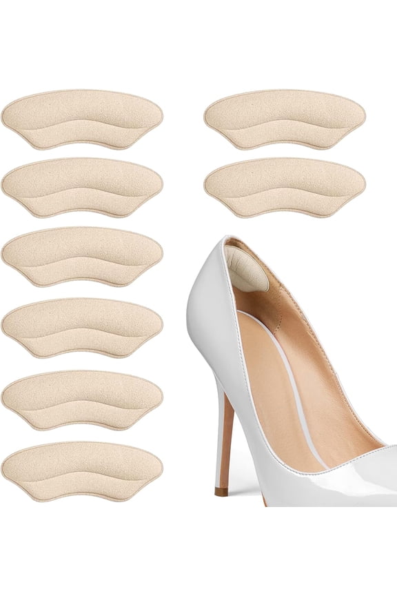 Ball of Foot Cushions for Heels - 20 Pairs of High Heel Inserts for Women Men, Heel Cushion Shoe Filler for Too Big Shoes Women, Prevent Painful Blisters (Black)