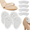 thumbnail image 1 of Ball of Foot Cushions for Women, High Heel Comfort Pads, Metatarsal Pads, Shoe Inserts Cushions for Women,Heel Pads for Shoes,Weight Shifting Insoles for High Heel(2 Pairs) (Clear), 1 of 6