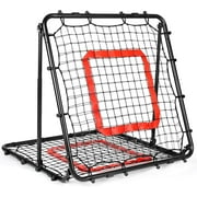 Ball Game Rebounder Net for Pitching Practice, Rebounder Net for Any Age Baseball/Softball Player, Easy to Assemble, High Stretch Net, Outdoor/Indoor Available, Free Throw Shooting