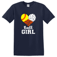 thumbnail image 1 of Ball Girl Softball Volleyball Basketball Girl T-shirt, 1 of 5