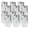 thumbnail image 1 of Ball Glass Flute Mason Jar, Regular Mouth, Pint Size, 16 OZ Pack of 12 — Residential Use, Standard Application, 1 of 5