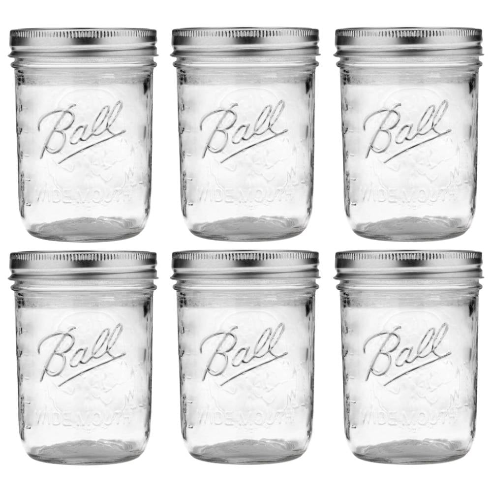 Mason Glass Jar with Lid and Handle, 16 oz - Fry's Food Stores