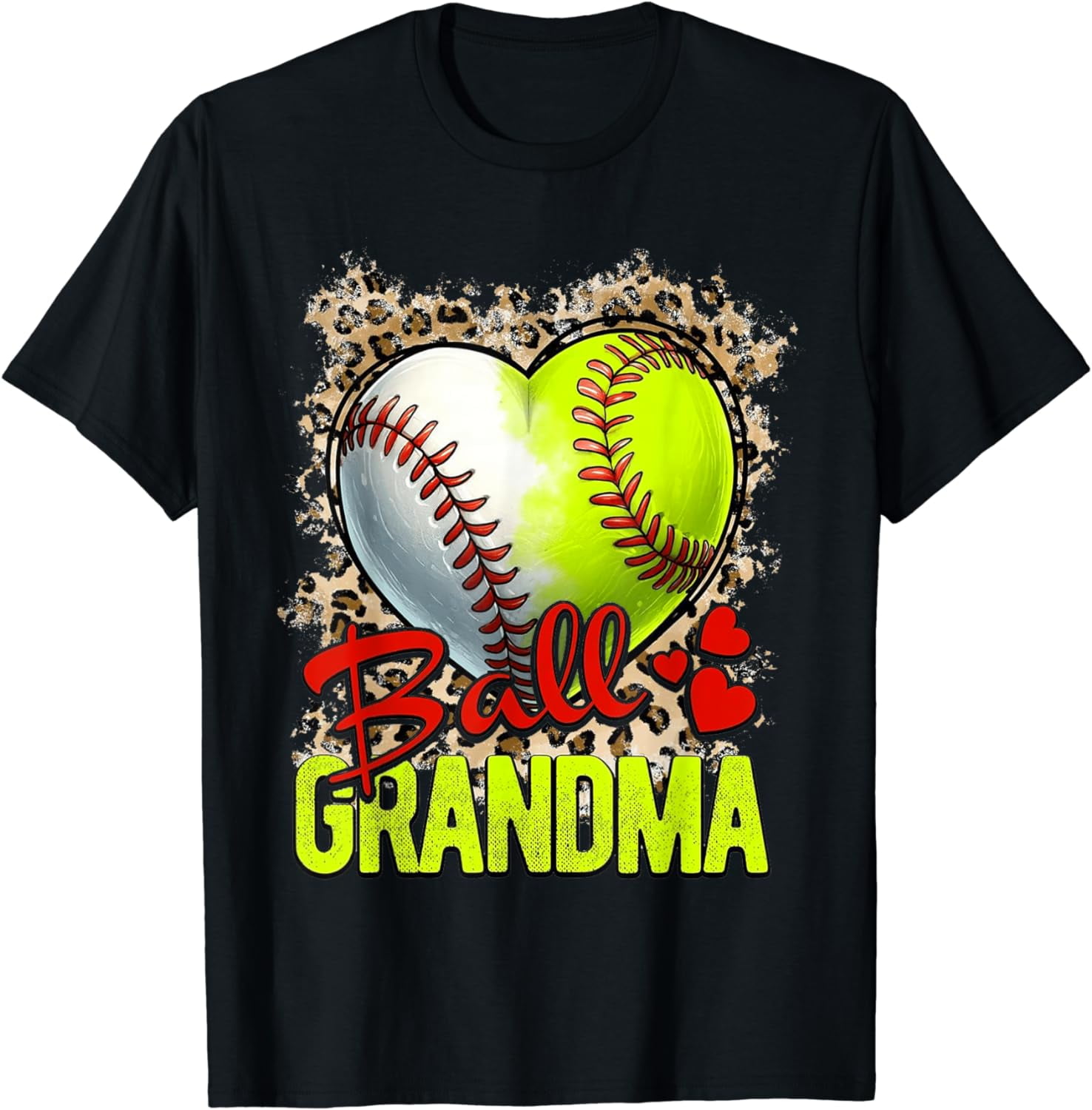 Ball Grandma Mothers Day Softball Grandma Baseball Grandma TShirt