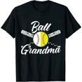 thumbnail image 1 of Ball Grandma Softball Baseball Grandmother Grandma T-Shirt, 1 of 4