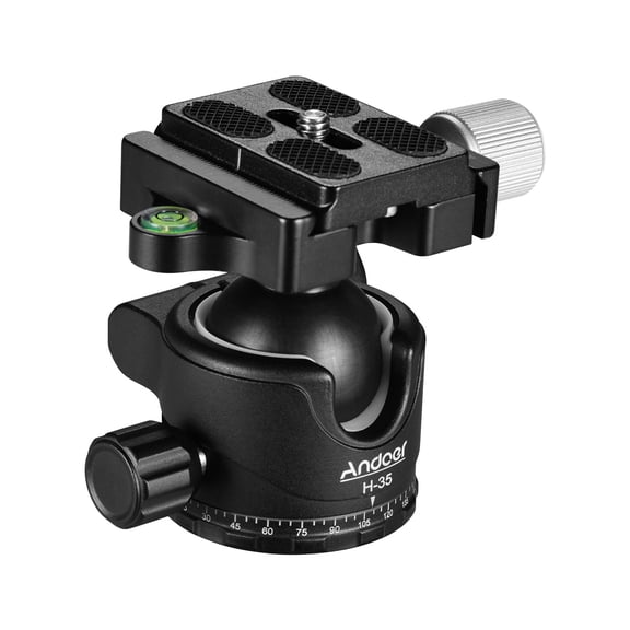 Ball Head,Alloy Max. Panorama Ball U-shaped Alloy Adapter U- Load Low Ball Head Alloy Head Low Alloy Max. 33lbs Center Alloy Head Low Mount Adapter Head H-35 Mount Load With Carry 2