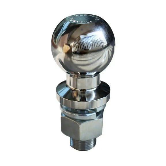 Ball Head Towing Hitch Bumper Replacement Trailer Parts Chrome Coupling Trailer Part Tow Ball For Campers Boat Trailers ,Dependable Strength