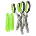 thumbnail image 1 of Ball Herb Scissors with 5 Blades and Cover - Cool Kitchen Gadgets - Cutter, Chopper and Mincer - Sharp Heavy Duty Shears for Cutting, Shredding and Cooking Fresh Garden Herbs, 1 of 4