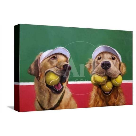 Ball Hog, Animals Stretched Canvas Wall Art by Lucia Heffernan Sold by Art.Com