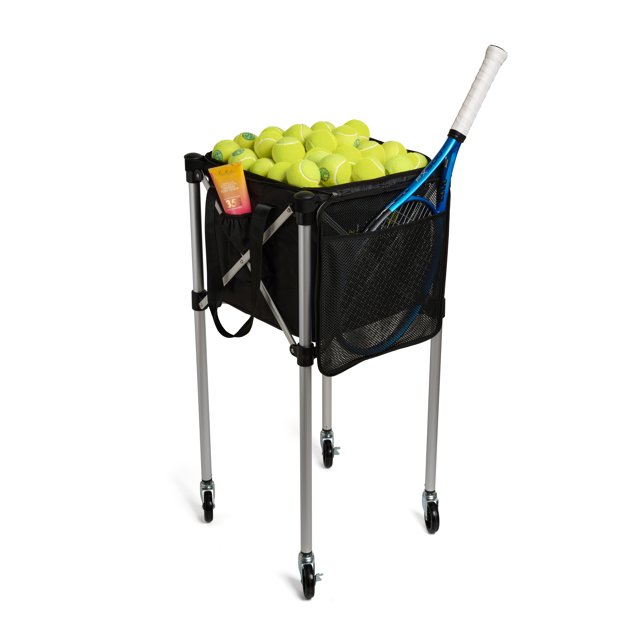 Ball Hopper Teachingl Cart Pro 140 balls with Black Ball Tote Bag for