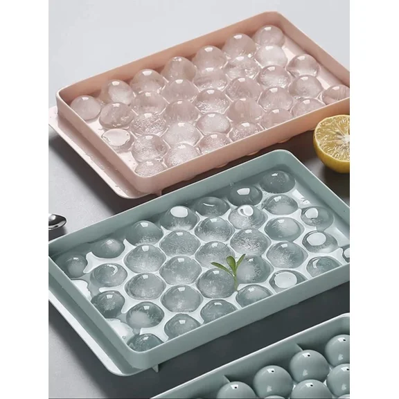 Ball Ice Cube Trays Small Pink Plastic Kitchen
