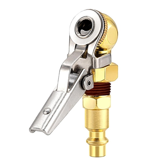 Ball Inflator Pump Valve Connector 1/4Inch Fnpt Ball Tire Inflator Nozzle