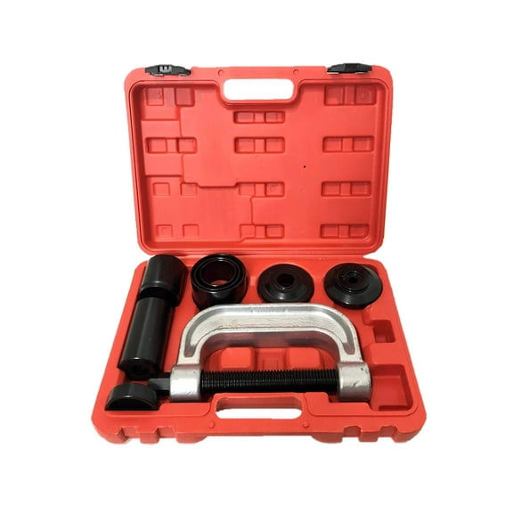 Ball Joint Press 10pc Set Ball Joint Tool, Bushing Removal Tool Service Tool Kit with 4-Wheel Drive 4WD Adapter/Most 2WD 4WD Cars Light Trucks