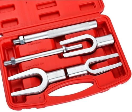 BFO 5-Piece Tie Rod Ball Joint Separator Kit – Pitman Arm Pickle Fork Air Hammer Tool