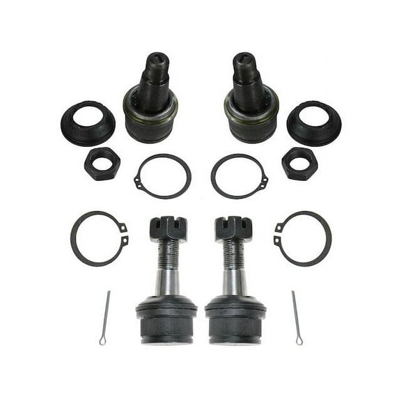 Ball Joint Set 4 Piece - Compatible with 1994 - 1999 Dodge Ram 3500 1995 1996 1997 1998
