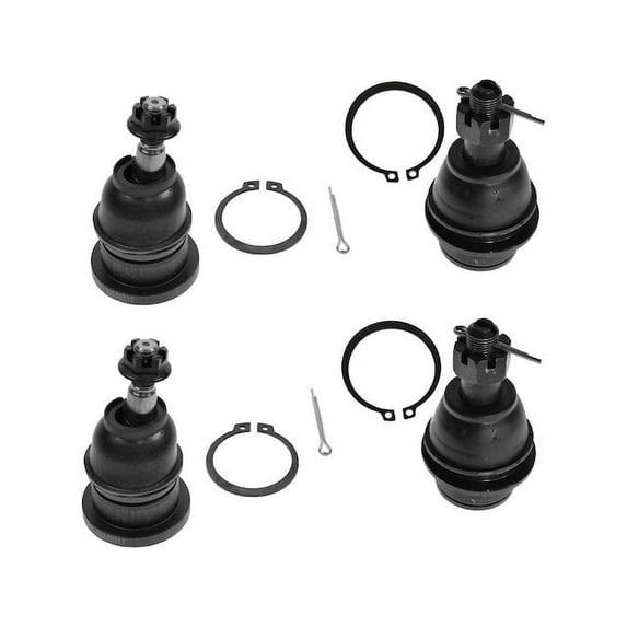 Ball Joint Set 4 Piece - Compatible with 2000 - 2006 GMC Yukon XL 1500 2001 2002 2003 2004 2005