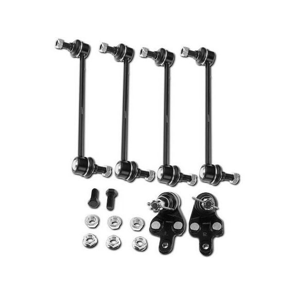 Ball Joint Sway Bar Link Kit 6 - Compatible with 2002 - 2003 Lexus ES300 Base 3.0L V6 - Autopart Premium