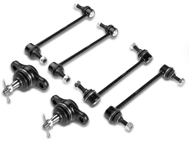 Partsmarket2018 6-Piece Front Control Arm & Ball Joint & Sway Bar Kit For 2005-2009 Hyundai Tucson