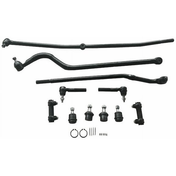 Ball Joint and Tie Rod Kit - Compatible with 2000 - 2002 Dodge Ram 2500 4WD with Dana 60 Axle 4500 LB 2001