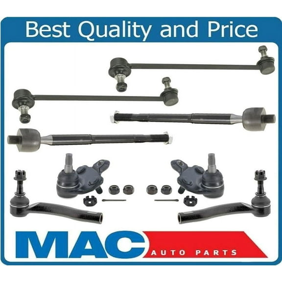 Ball Joints Inner Outer Tie Rods Sway Bar Links for Toyota Prius 04-09
