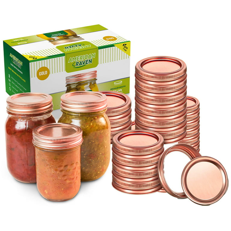 Bamboo Mason Ball Jar Canning Lids Jar Lids for Mason Jar, Storage Canning  Jar Lids with Decorative Chalkboard Labels and Pen (4 Pack Regular Mouth)