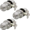 thumbnail image 1 of Ball Knob Keyed Entry function 3 pack, 1 of 6