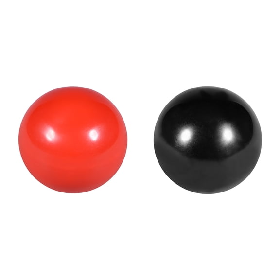 Ball Knob M10 Female Thread Machine Handle 40mm Red 2Pcs / Black 2Pcs