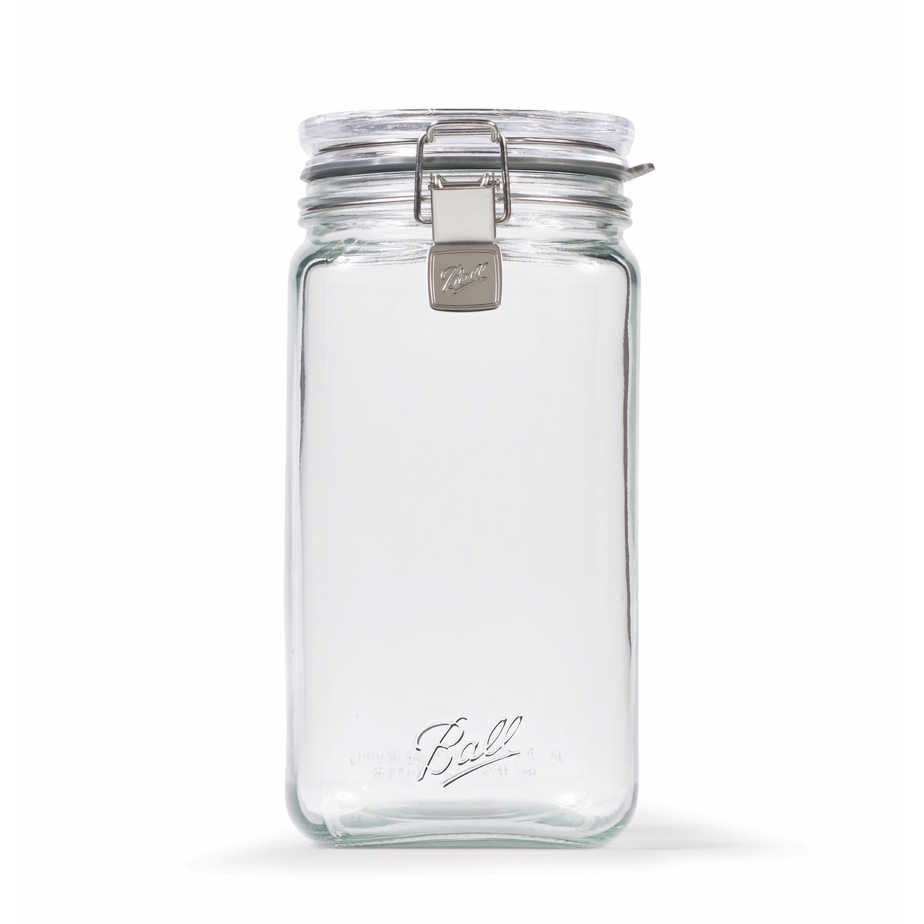 Wide Mouth 1 Gallon Clear Glass Mason Jar with Lid, Heavy Duty Airtight  Screw Lid with Silicone Gasket - Large Glass Jar with 2 Scale Mark for