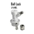 Ball Lock Disconnect Homebrew Beer Keg Disconnect Connector Gas