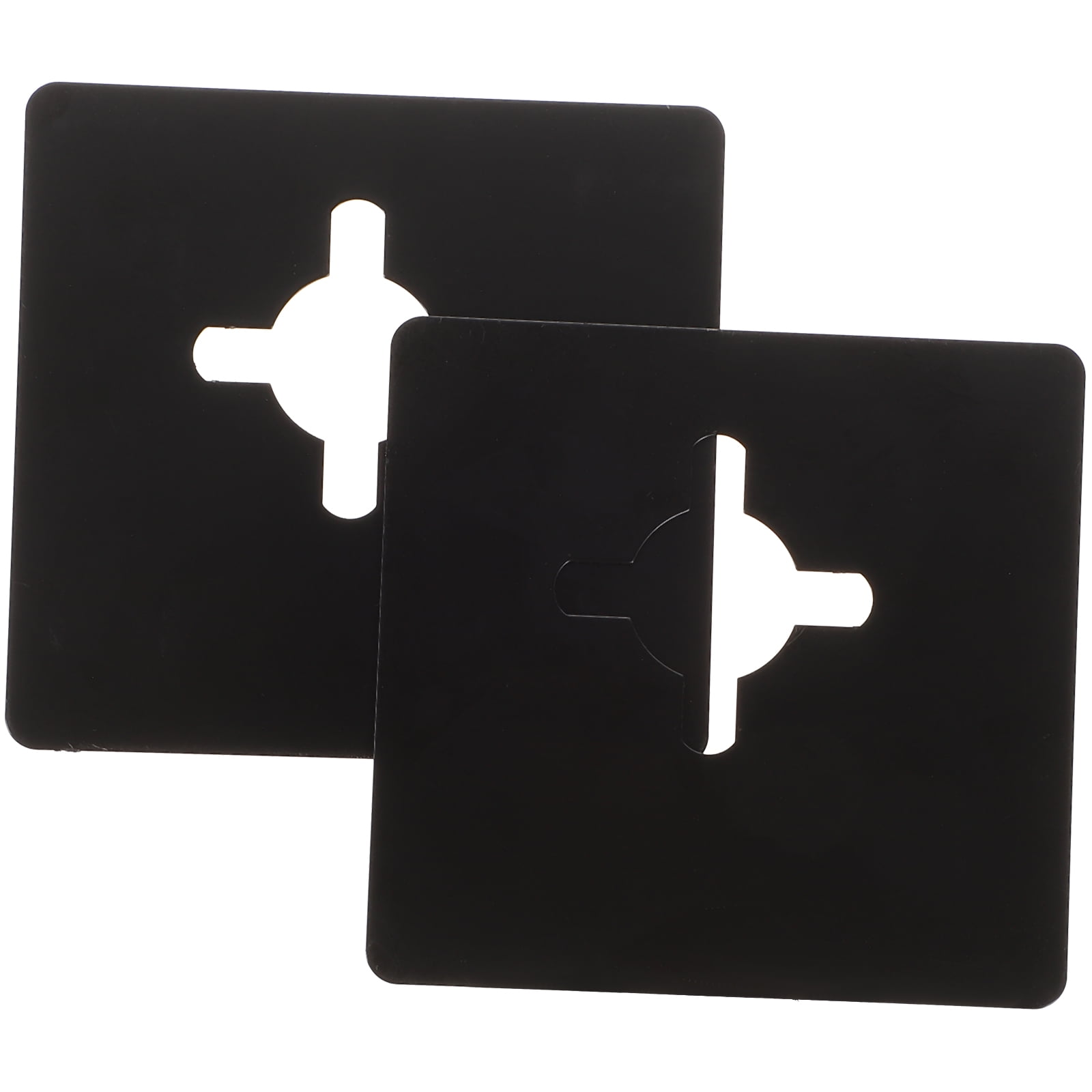 Ball Lock Door Reinforcement Plate 2 Pcs Hole Filler Locks Front