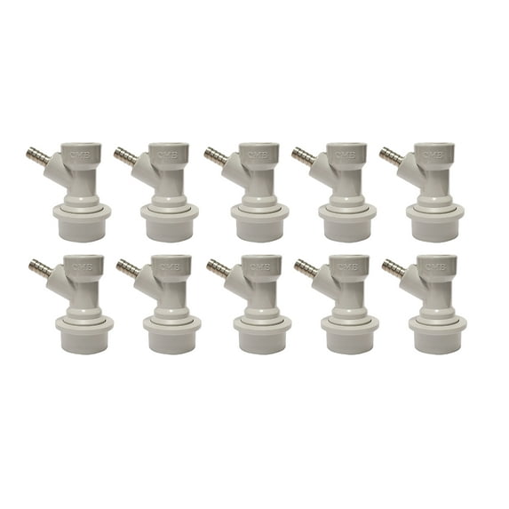 Ball Lock Gas Disconnects for Corny Kegs (Set of 10)