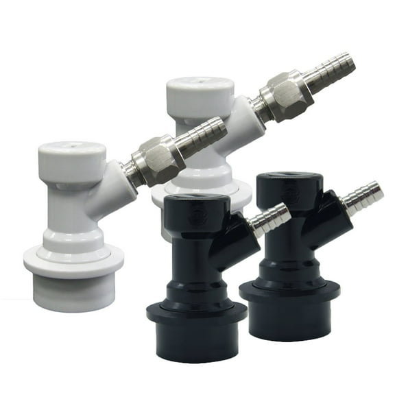 Ball Lock Keg Fitting Disconnect - PERA Brand Include Ball Lock Gas Disconnect, Ball Lock Liquid Disconnect, Swivel Nut for Cornelius Keg Quality Guarantee