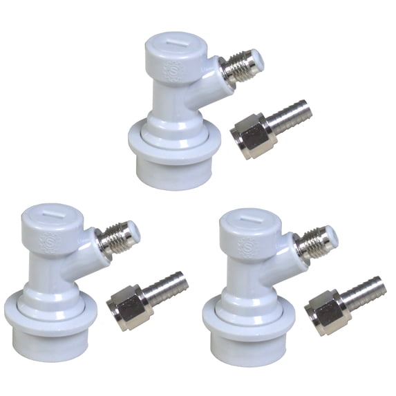 Liquid Check Lock Ball Lock Liquid Disconnect for Cornelius home-brew Kegs - 3 Pack ...