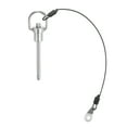 thumbnail image 1 of Ball Locking Pins with Button Handle, 6mm Pin Dia. 50mm Usage Length Push-Button Quick Release Pin with Lanyard Cable, 1 of 6