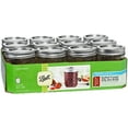 thumbnail image 1 of Ball Mason 8oz Quilted Jelly Jars with Lids and Bands, Set of 12, 1 of 5
