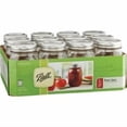 thumbnail image 1 of Ball Mason Regular Mouth Pint Jar 16 oz Lid and Band Preserve Store Glass 6-Pack, 1 of 1
