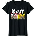 thumbnail image 1 of Ball Mom Baseball Softball Mom Mama Women Mother's Day T-Shirt, 1 of 3