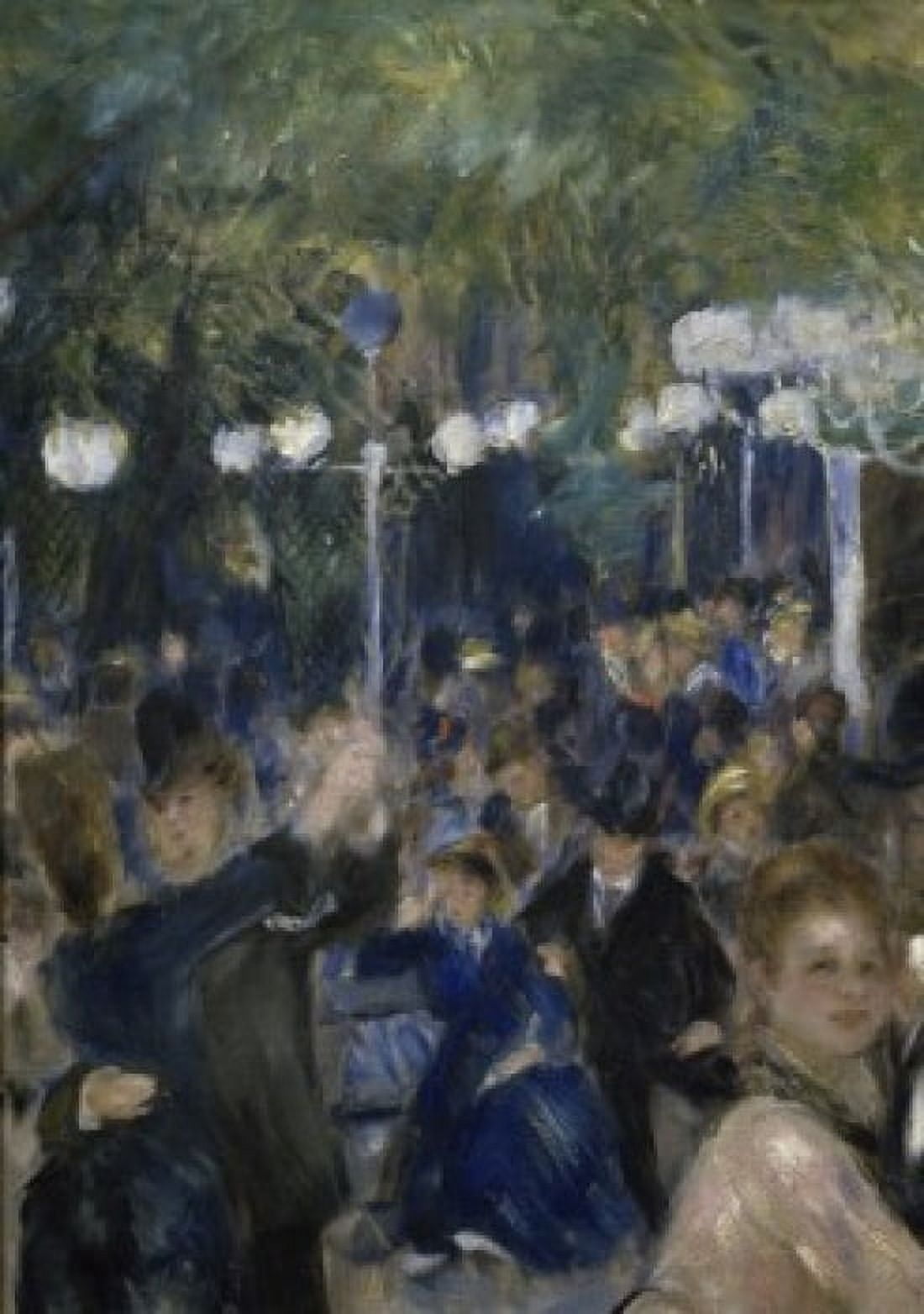 Ball at the Moulin de la Galette (Detail) 1876 Pierre-Auguste Renoir (1841-1919French) Musee dOrsay Paris Canvas Art - Pierre-Auguste Renoir (18 x 24)