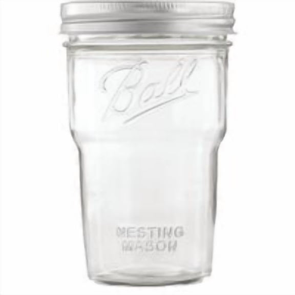 Ball Nesting Glass Storage Canning Jar - Pack of 12 Home & Garage Storage, Stackable Design