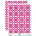 thumbnail image 1 of Ball Of Yarn Knit Knitting Round Sticker Set - Hot Pink - Gloss Finish - 0.50" Size, 1 of 3