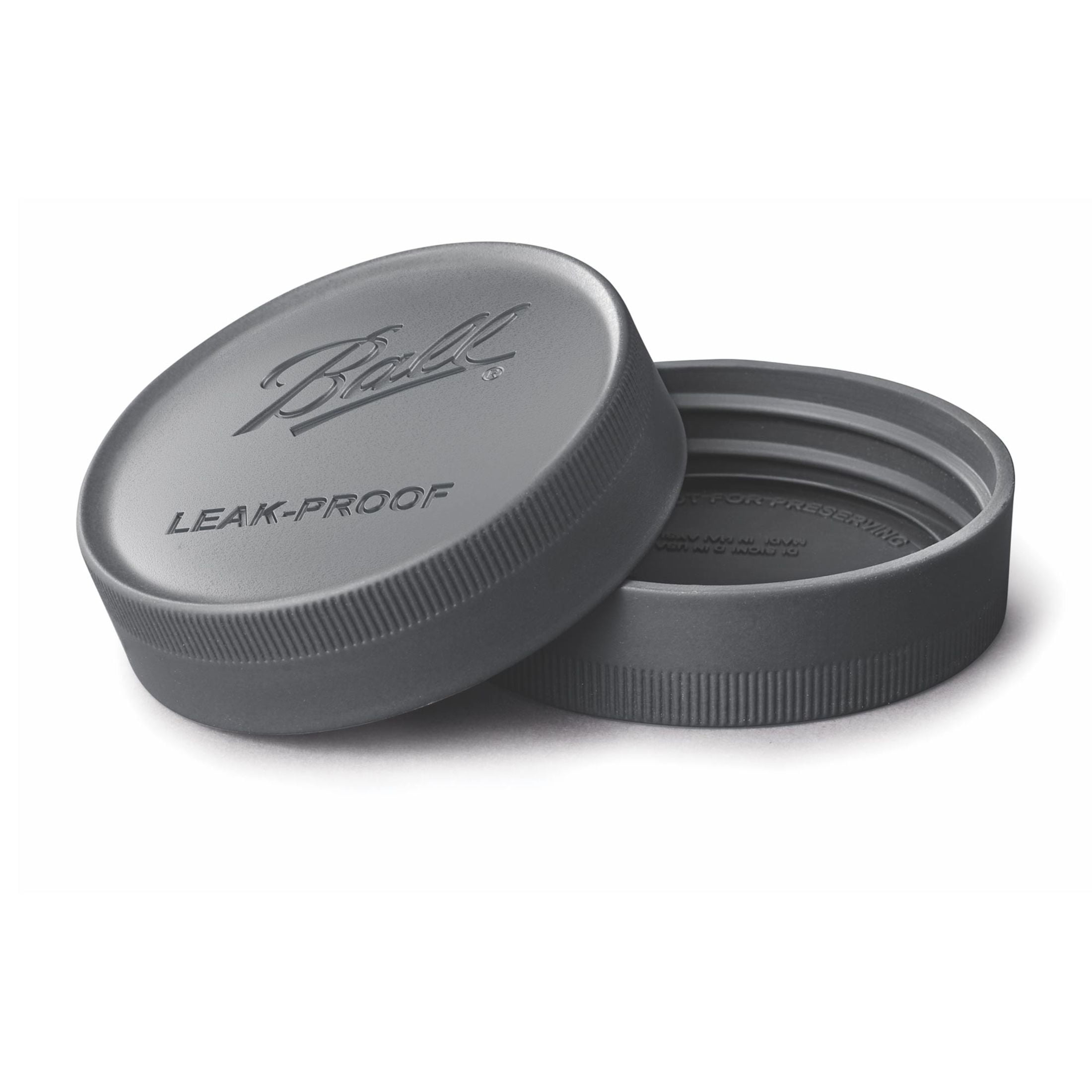 Ball One-Piece Leak-Proof Regular Mouth Storage Lids, 6-Pack