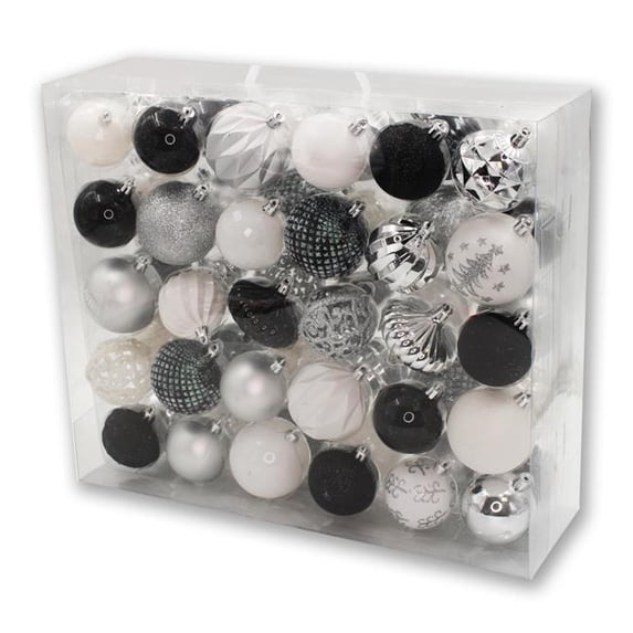 Ball & Onion Ornament, Multi Color - Pack of 60