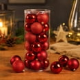 thumbnail image 1 of Ball Ornament Glossy Finish Decorative Sphere Multi‑Surface Style for Christmas Tree Holiday Decoration, 1 of 7