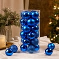 thumbnail image 1 of Ball Ornament Glossy Finish Decorative Sphere Multi‑Surface Style for Christmas Tree Holiday Decoration, 1 of 7