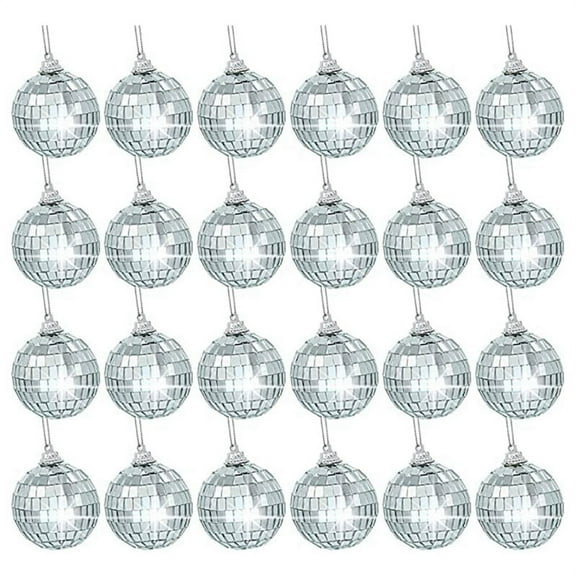 Ball Ornaments Silver Mirror Balls for Wedding Decoration