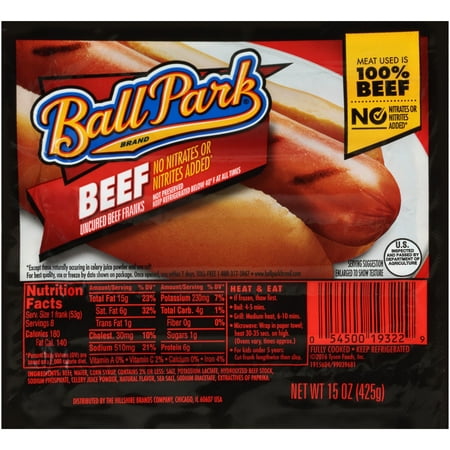 Ball Park Bp Hd Bf Frk 8ct 15oz