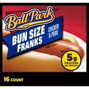 Ball Park Classic Bun Size Hot Dogs, 30 oz, 16 Count