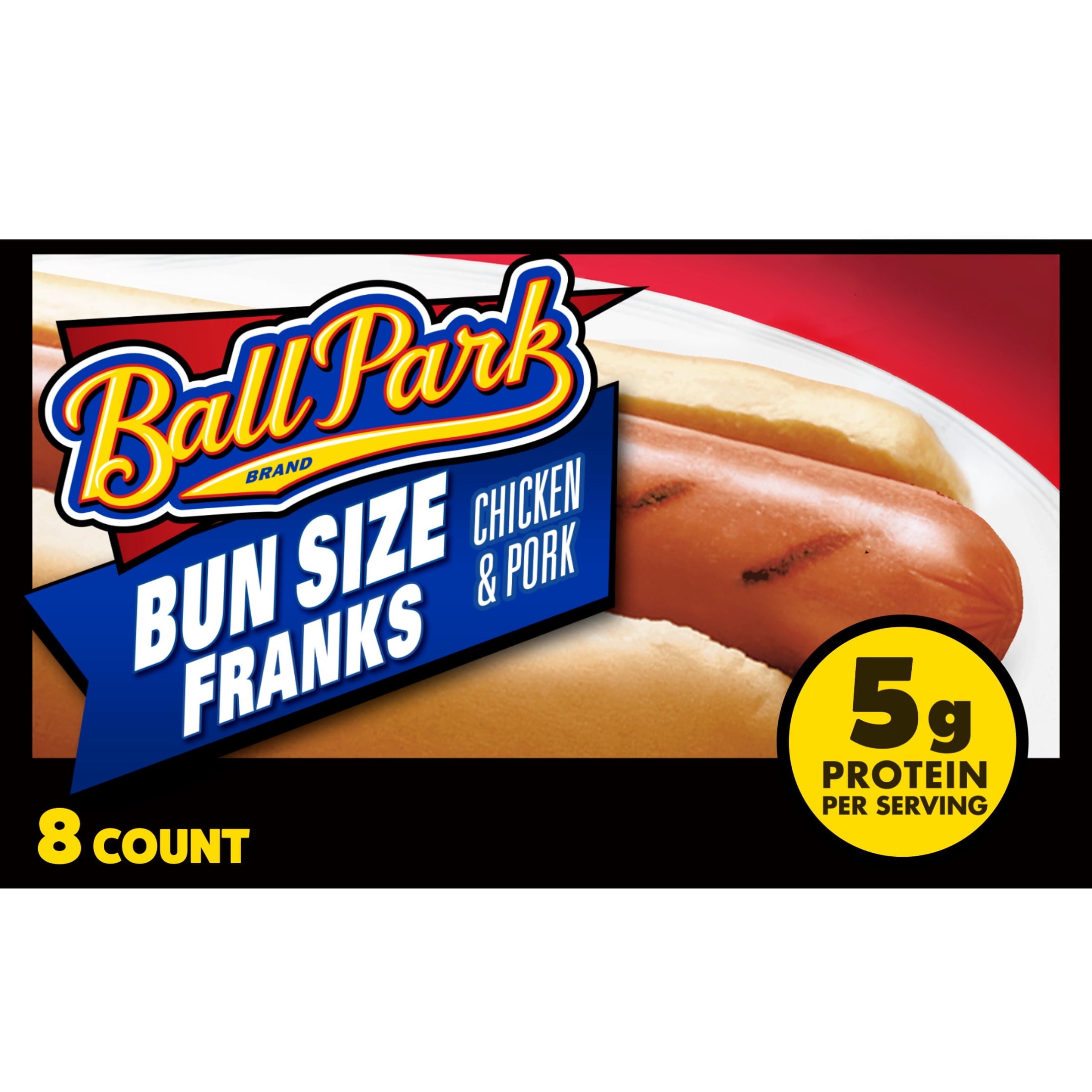Ball Park Classic Hot Dogs, 8 Count (Fully Cooked)