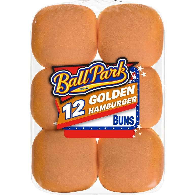 Ball Park Golden Hamburger Buns 12 count Honey Pre-sliced 23 oz